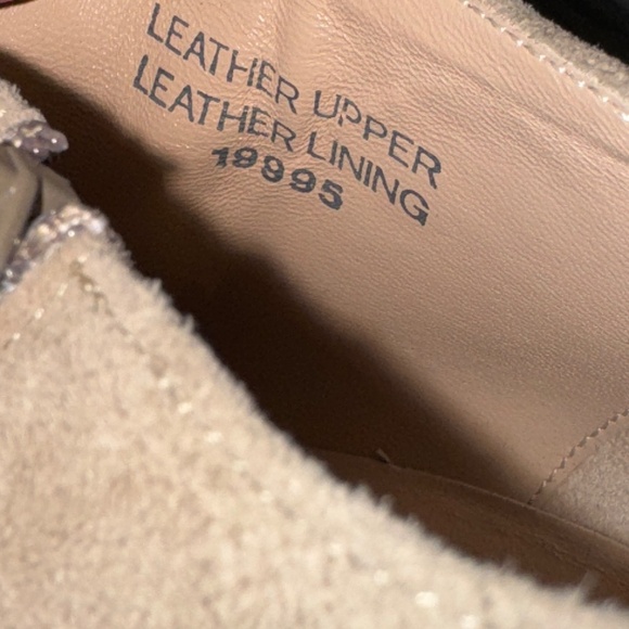 EUC J.Crew Suede Metropolitan Bootie Light Grey Birch Size 8 - Picture 8 of 11